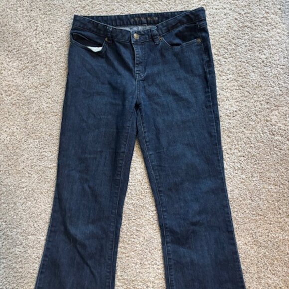 Michael Kors Low Rise Dark Wash Bootcut Jeans - size 4 - Picture 4 of 5